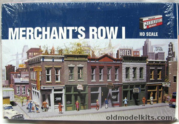 Walthers HO Merchant's Row I - HO Scale Buildings, 933-3028 plastic model kit